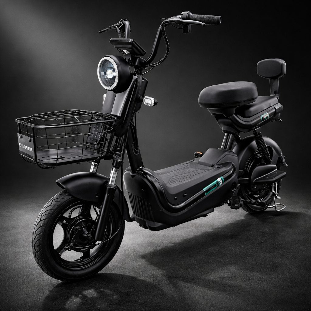 Scuter Electric KG, Saige, Fara Permis, Motor 500W, Baterie 48V20Ah, Autonomie 60km, 153x40x85 cm, Viteza Maxima