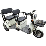 Triciclu Electric V6, Saige, Fara Permis, cu Doua Locuri, Motor 1800W, Baterie 72V24Ah, Autonomie 60km, 220x88x105 cm,
