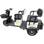 Triciclu Electric V6, Saige, Fara Permis, cu Doua Locuri, Motor 1800W, Baterie 72V24Ah, Autonomie 60km, 220x88x105 cm,