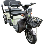 Triciclu Electric V6, Saige, Fara Permis, cu Doua Locuri, Motor 1800W, Baterie 72V24Ah, Autonomie 60km, 220x88x105 cm,