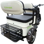 Triciclu Electric V6, Saige, Fara Permis, cu Doua Locuri, Motor 1800W, Baterie 72V24Ah, Autonomie 60km, 220x88x105 cm,