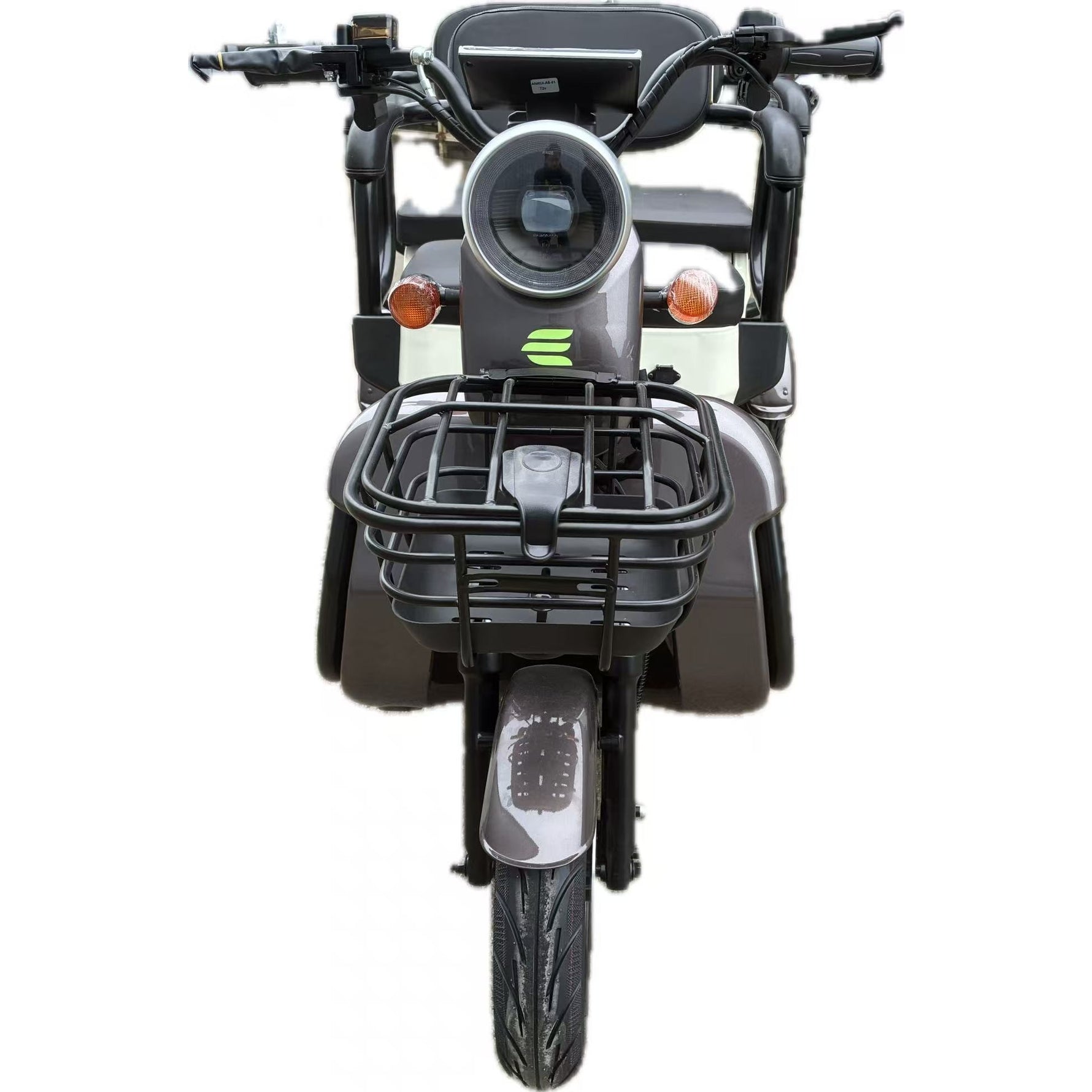 Triciclu Electric V6, Saige, Fara Permis, cu Doua Locuri, Motor 1800W, Baterie 72V24Ah, Autonomie 60km, 220x88x105 cm,