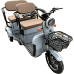Triciclu Electric V6, Saige, Fara Permis, cu Doua Locuri, Motor 1800W, Baterie 72V24Ah, Autonomie 60km, 220x88x105 cm,