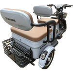 Triciclu Electric V6, Saige, Fara Permis, cu Doua Locuri, Motor 1800W, Baterie 72V24Ah, Autonomie 60km, 220x88x105 cm,