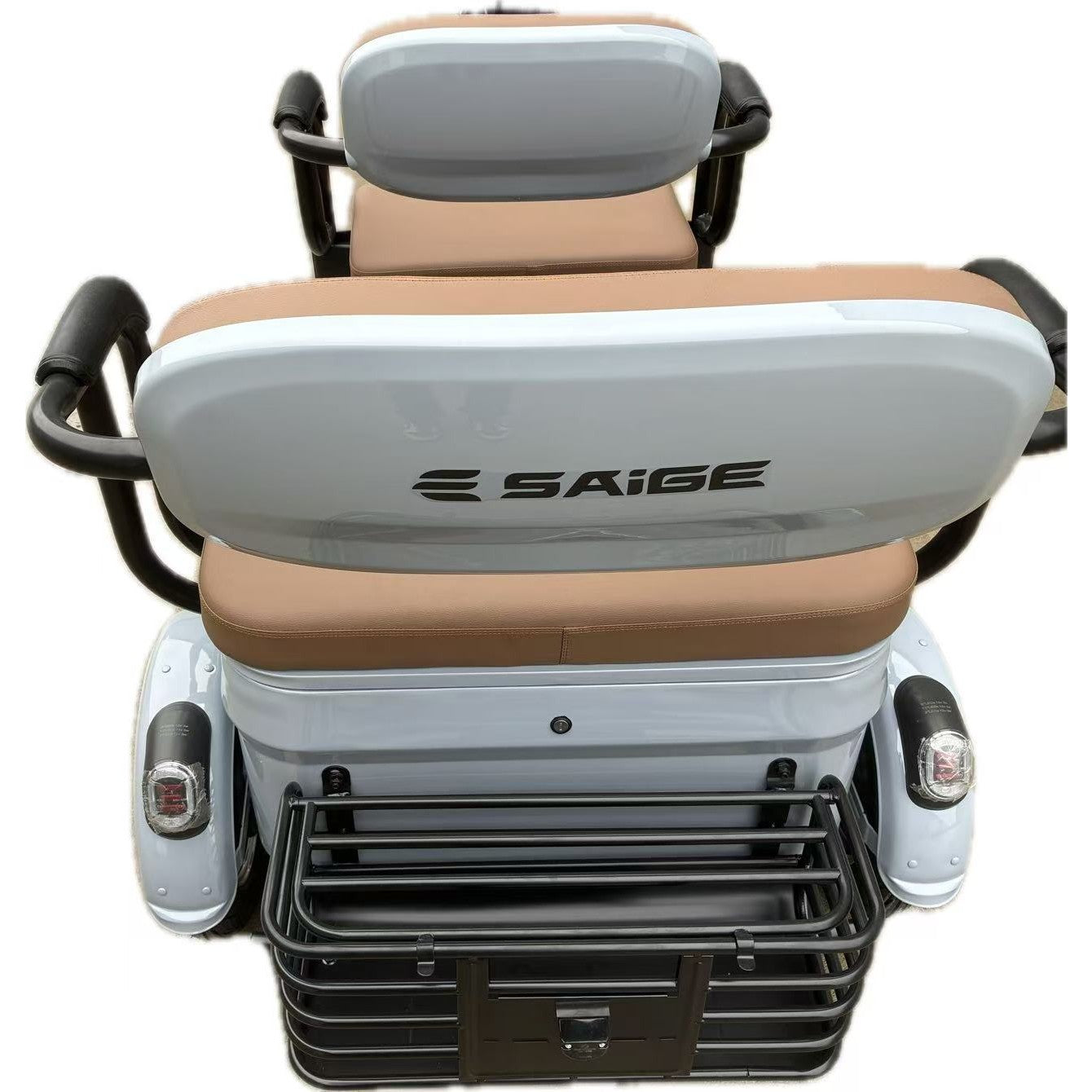 Triciclu Electric V6, Saige, Fara Permis, cu Doua Locuri, Motor 1800W, Baterie 72V24Ah, Autonomie 60km, 220x88x105 cm,