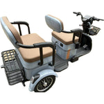 Triciclu Electric V6, Saige, Fara Permis, cu Doua Locuri, Motor 1800W, Baterie 72V24Ah, Autonomie 60km, 220x88x105 cm,