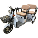 Triciclu Electric V6, Saige, Fara Permis, cu Doua Locuri, Motor 1800W, Baterie 72V24Ah, Autonomie 60km, 220x88x105 cm,