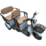 Triciclu Electric V6, Saige, Fara Permis, cu Doua Locuri, Motor 1800W, Baterie 72V24Ah, Autonomie 60km, 220x88x105 cm,