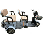 Triciclu Electric V6, Saige, Fara Permis, cu Doua Locuri, Motor 1800W, Baterie 72V24Ah, Autonomie 60km, 220x88x105 cm,