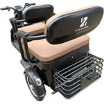 Triciclu Electric V6, Saige, Fara Permis, cu Doua Locuri, Motor 1800W, Baterie 72V24Ah, Autonomie 60km, 220x88x105 cm,