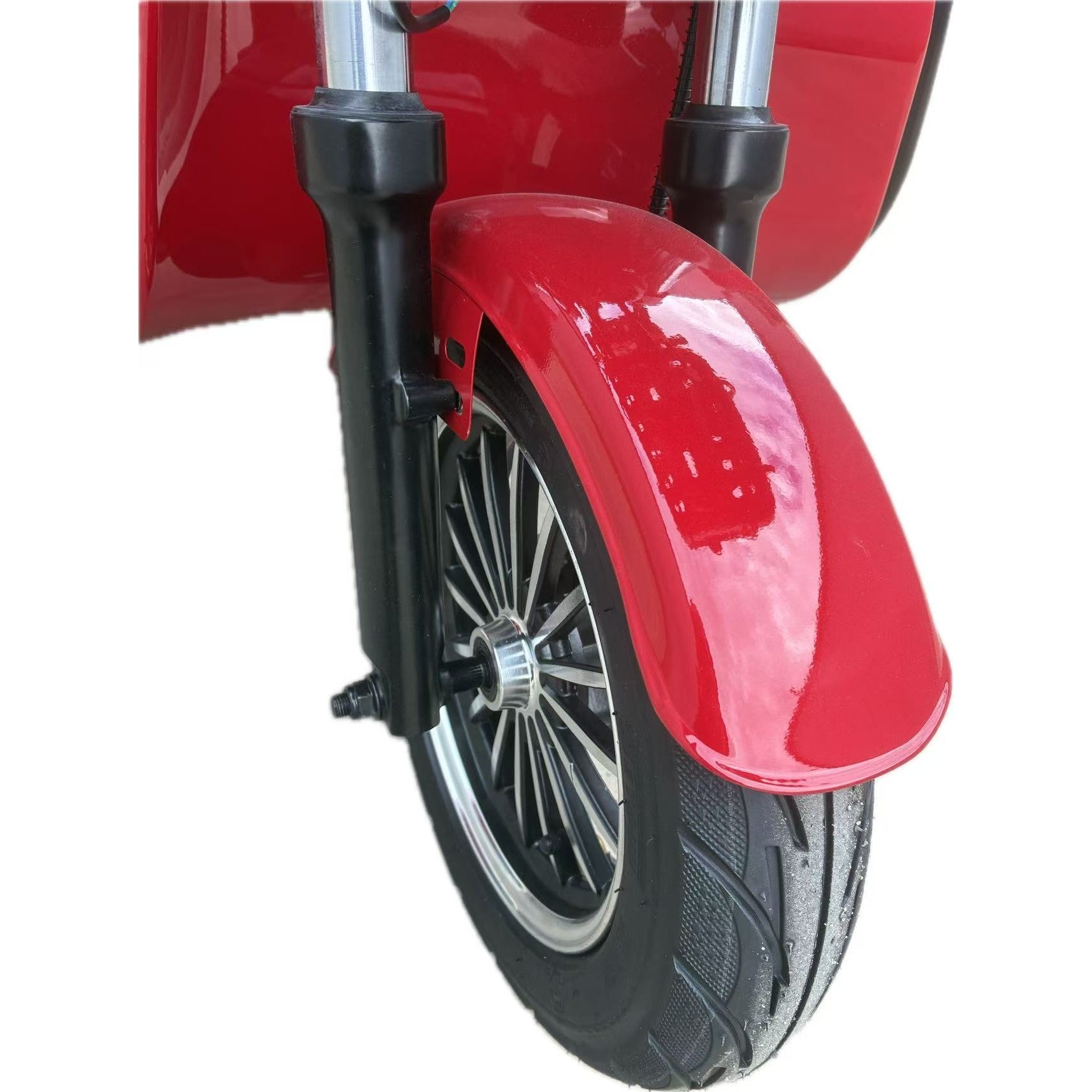 Triciclu Electric V6, Saige, Fara Permis, cu Doua Locuri, Motor 1800W, Baterie 72V24Ah, Autonomie 60km, 220x88x105 cm,