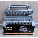 Presa pentru Carne, Flippy, pentru Kebab, cu Maner, din ABS, 29 x 7.5 x 2.6 cm, Gri