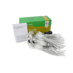 Sectiune Instalatie de Craciun Flippy, Tip Perdea, cu Flash ,2 X 2 m, 240 LED-uri, Interconectabila, Fir Transparent,