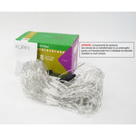Sectiune Instalatie de Craciun Flippy, Tip Plasa, 120 LED-uri, 1.5 x 1.5 m, 8 jocuri de lumini, Interconectabila, Fir