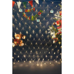 Sectiune Instalatie de Craciun Flippy, Tip Plasa, 160 LED-uri, 2 m x 2 m, 8 jocuri de lumini, Interconectabila, Fir