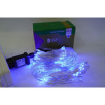 Sectiune Instalatie de Craciun Flippy, Tip Plasa, 160 LED-uri, 2 m x 2 m, 8 jocuri de lumini, Interconectabila, Fir