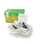Sectiune Instalatie de Craciun Flippy, Tip Plasa, 160 LED-uri, 2 m x 2 m, 8 jocuri de lumini, Interconectabila, Fir