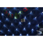 Sectiune Instalatie de Craciun Flippy, Tip Plasa, 160 LED-uri, 3 m x 1 m, 8 jocuri de lumini, Interconectabila, Fir