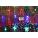 Sectiune Instalatie de Craciun Flippy, Tip Plasa, 80 LED-uri, 2 m x 1 m, 8 jocuri de lumini, Interconectabila, Fir