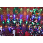 Sectiune Instalatie de Craciun Flippy, Tip Plasa, 80 LED-uri, 2 m x 1 m, 8 jocuri de lumini, Interconectabila, Fir