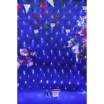 Sectiune Instalatie de Craciun Flippy, Tip Plasa, 80 LED-uri, 2 m x 1 m, 8 jocuri de lumini, Interconectabila, Fir