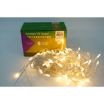 Sectiune Instalatie de Craciun Flippy® Tip Turturi, 8 jocuri de lumini 3 m, 96 LED-uri, Interconectabila, Fir