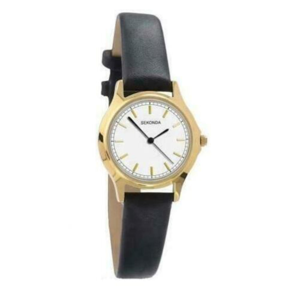 Sekonda, Sekonda, Ceas cuarț cu curea de piele, 4136, Pentru femei - Olmarkt