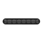 Organizator de Cabluri, Flippy, Autoadeziv, Multifunctional, 7 Locuri de Suport, 11.8x2.2cm, Negru