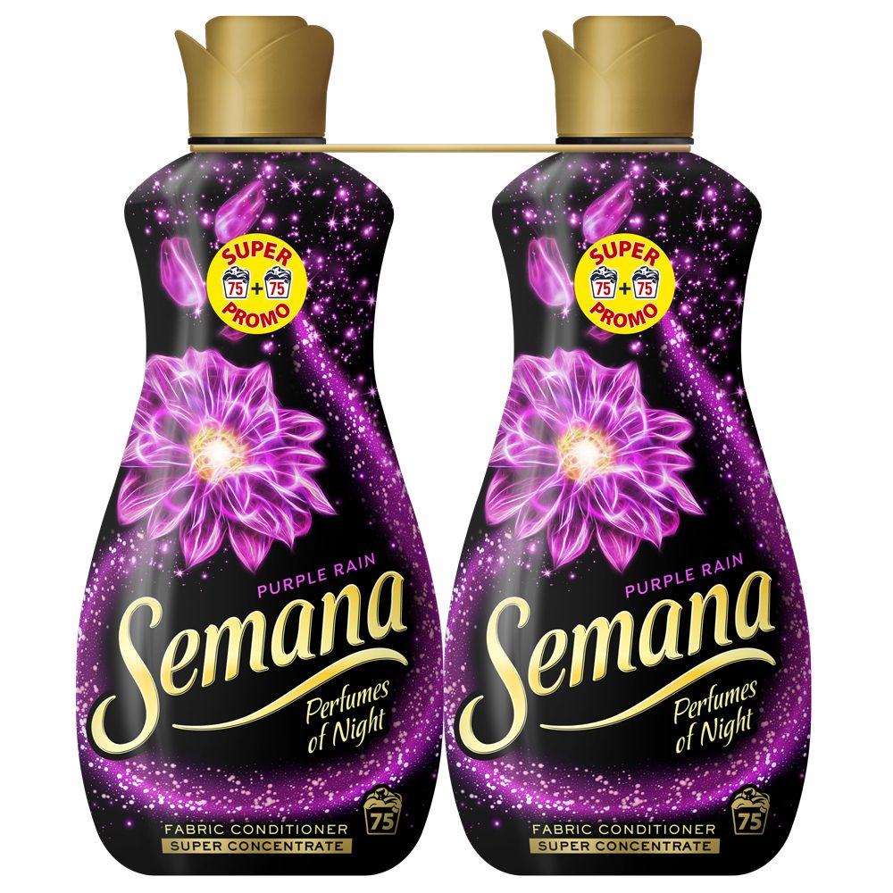 Balsam pentru Rufe, SEMANA, 2 x Purple Rain Promo, 1.65 L