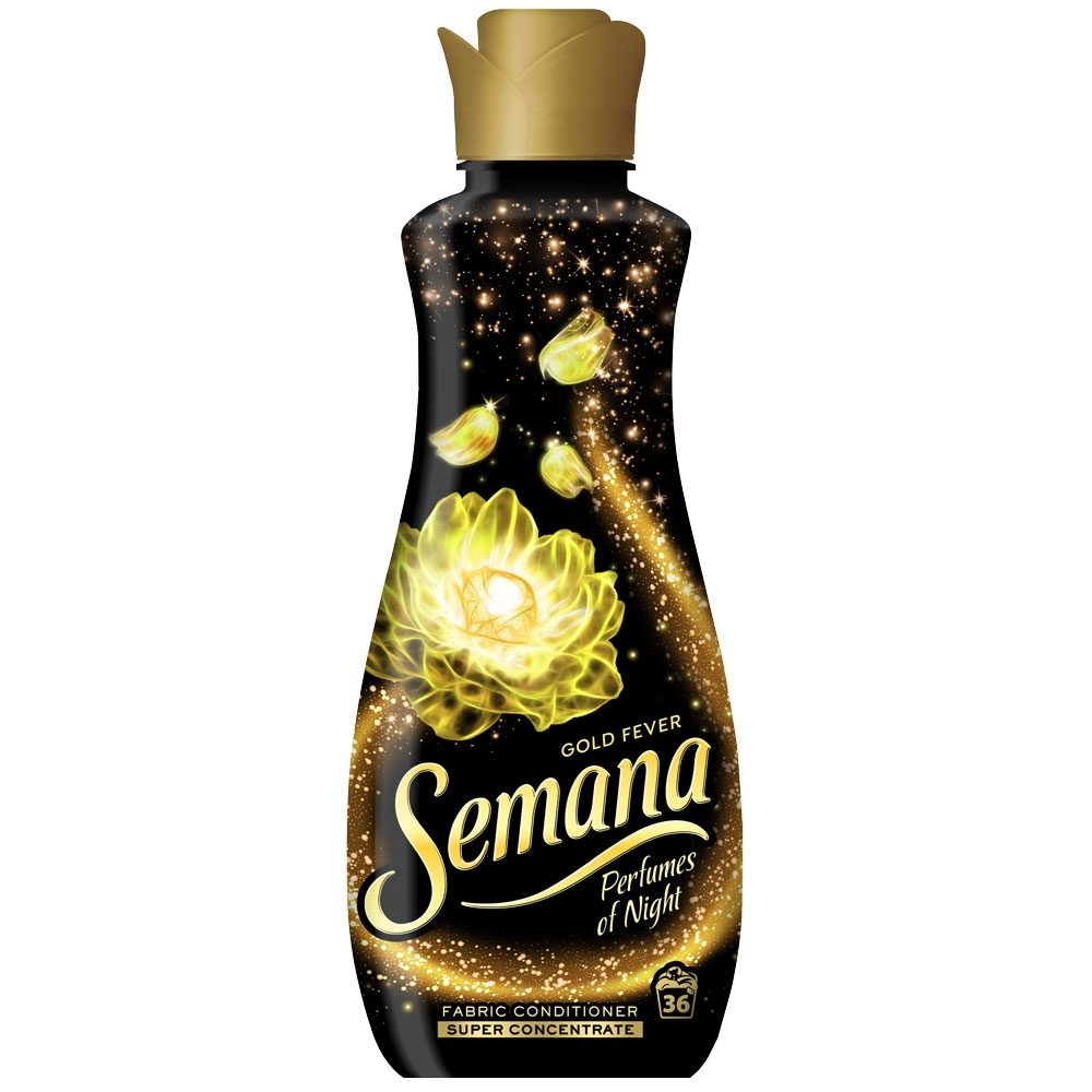 Balsam pentru Rufe, SEMANA, Parfum Night Gold Fever, 800 ml, 36 Spalari