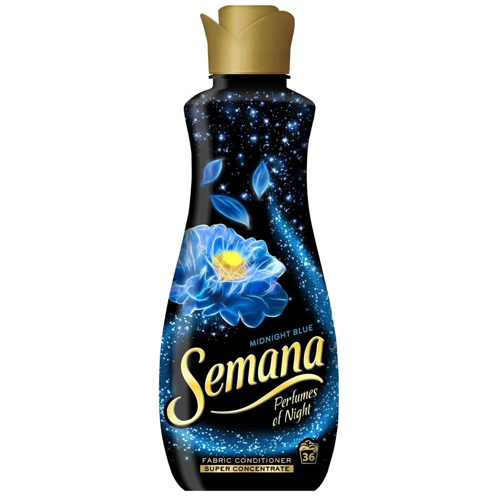 Balsam pentru Rufe, SEMANA, Parfum Night Midnight Blue, 800 ml, 36 Spalari