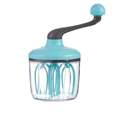 Mixer Manual, Flippy, pentru Oua Smantana Frisca Aluat, Maner Plastic, Usor de Utilizat si Depozitat, Bol Transparent,