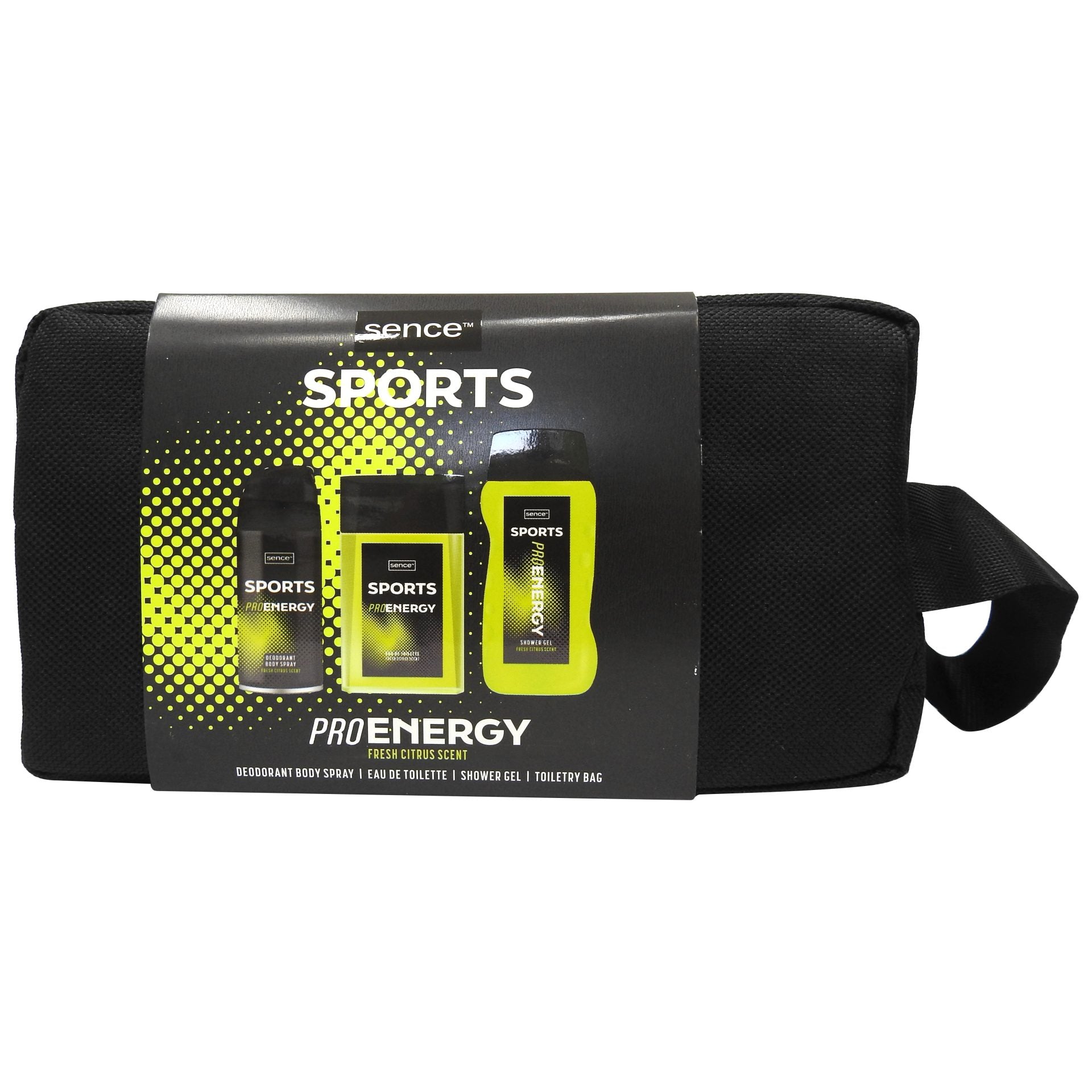 Sence Borseta Cadou, Deo150, EDT 100, Gel de Dus 240 Men Sports Pro Energy