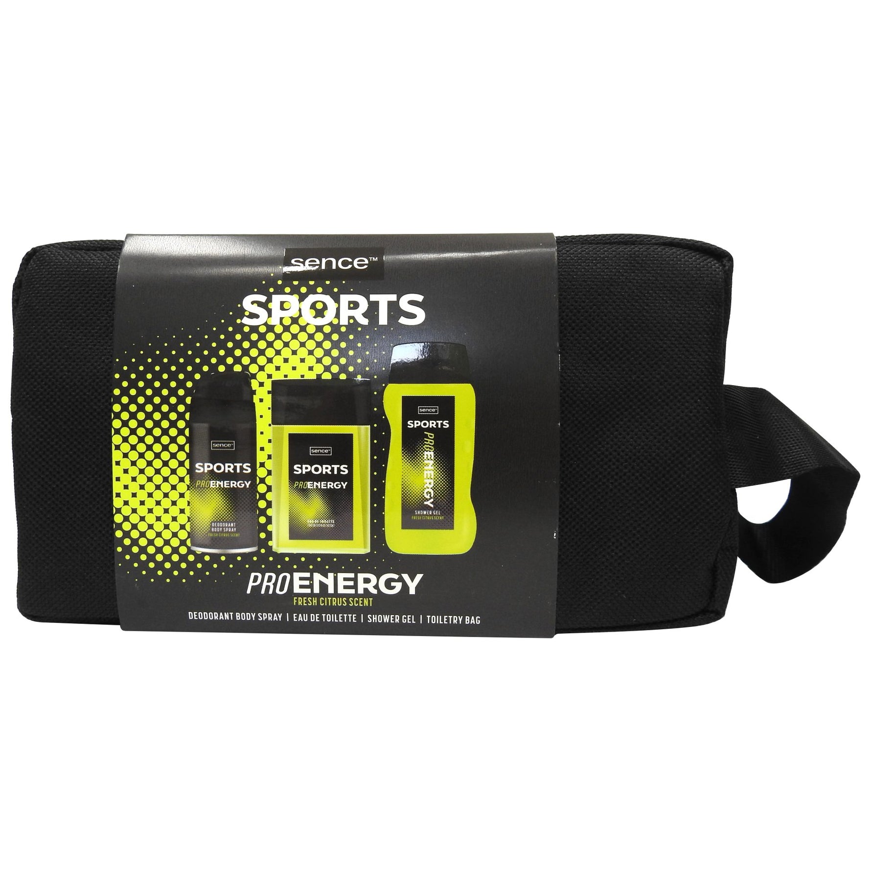 Sence Borseta Cadou, Deo150, EDT 100, Gel de Dus 240 Men Sports Pro Energy
