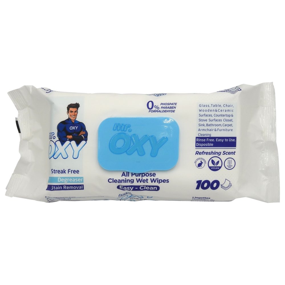 Servetele Umede, Mr. Oxy, Multisuprafete 100 buc Sapun Alb