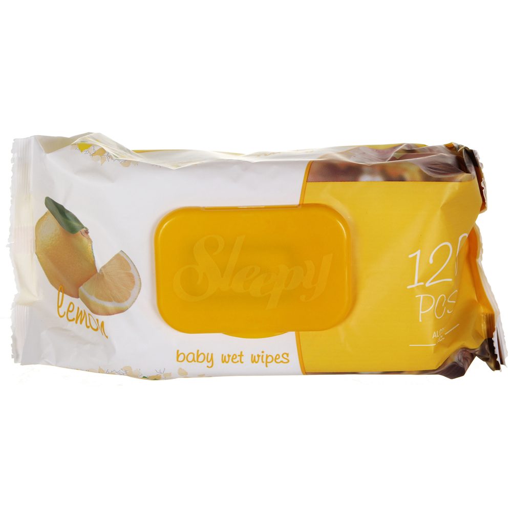 Servetele Umede, Sleepy, 120 buc Lemon