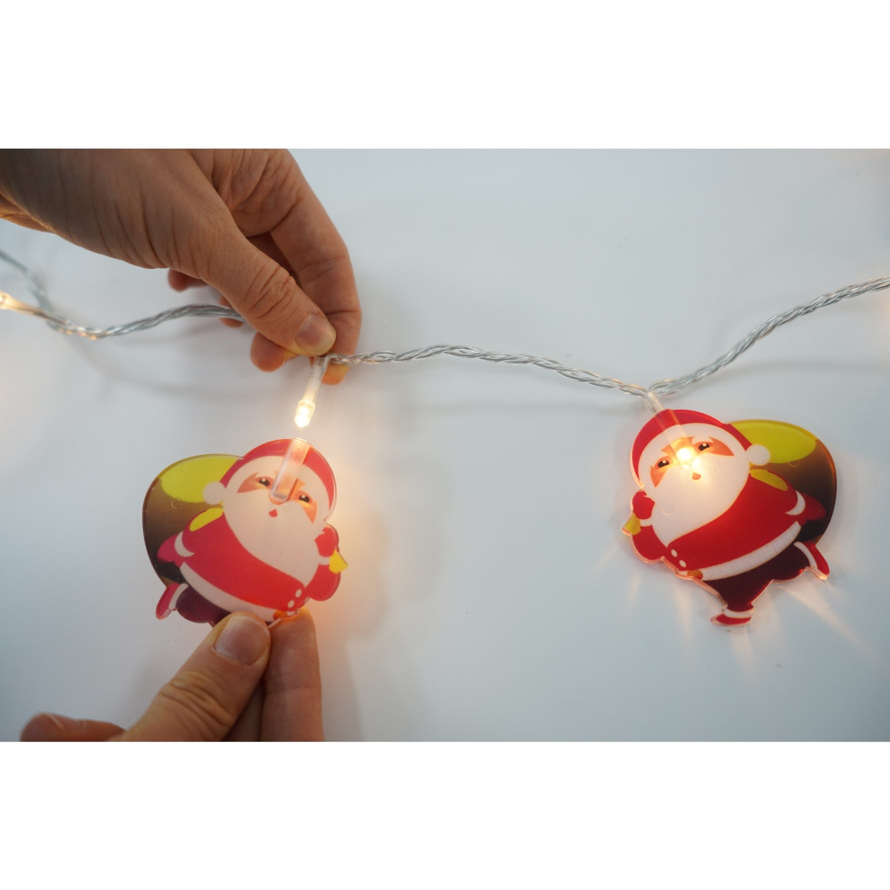 Set 10 Ornamente pentru Instalatie, Flippy, Atasare la Instalatia de Craciun, Design Festiv, Protectie Becuri