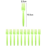 Set 10 Furculite de Unica Folosinta, Flippy, Colectia Dino Park, 15.5 x 2.5 cm, din Plastic PE, Multicolor