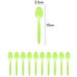 Set 10 Linguri de Unica Folosinta, Flippy, Colectia Dino Park, 15 x 3.3 cm, din Plastic PE, Multicolor
