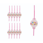Set 10 Paie, Flippy, Model Happy Everyday, 31 x 16 cm, Multicolor