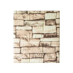 Set 10 Placi Tapet 3D, Flippy, 35 x 38 cm, Grosime 3 mm, din Polietilena, Model Caramida, Suprafata acoperita 1.33 mp,