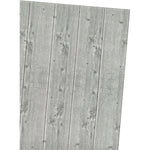 Set 10 Placi Tapet 3D, Flippy, 70 x 70 cm, Grosime 3 mm, din Rasina, Tip Placi de Lemn, Suprafata Acoperita 4.9 mp, Gri