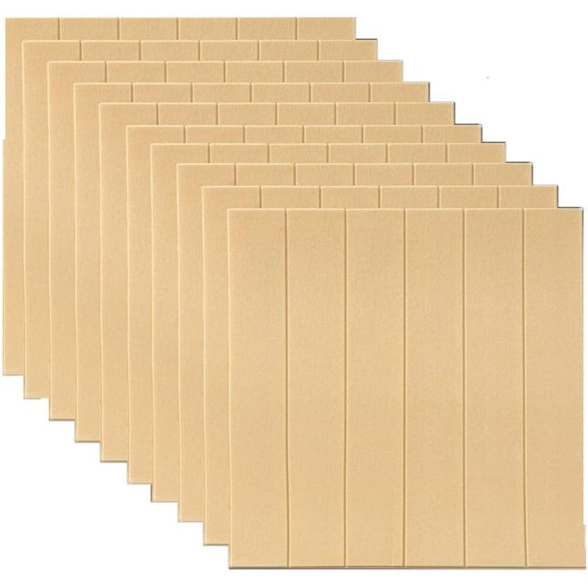 Set 10 Placi Tapet 3D, Flippy, 70 x 70 cm, Grosime 3 mm, din Rasina, Tip Placi de Lemn, Suprafata Acoperita 4.9 mp,