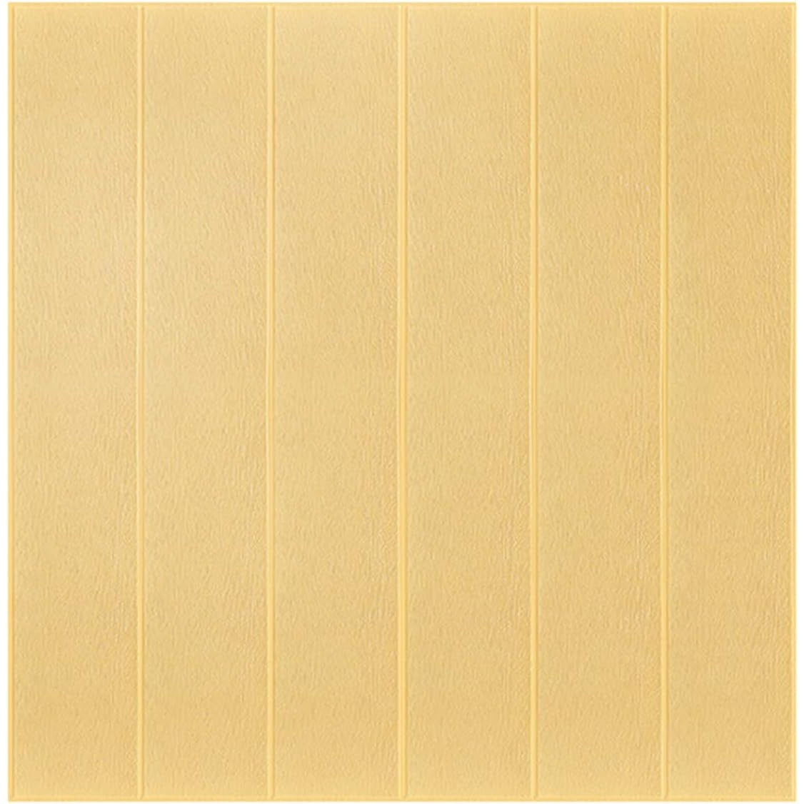 Set 10 Placi Tapet 3D, Flippy, 70 x 70 cm, Grosime 3 mm, din Rasina, Tip Placi de Lemn, Suprafata Acoperita 4.9 mp,