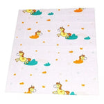 Set 10 Placi Tapet 3D, Flippy, 70 x 77 cm, Grosime 3 mm, din Polietilena, Tip Caramida, Model Unicorni, Suprafata