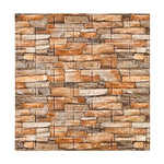 Set 10 Placi Tapet 3D, Flippy, 70 x 77 cm, Grosime 3 mm, din Polietilena, Model Caramida, Suprafata acoperita 5.3 mp,