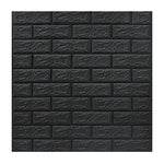 Set 10 Placi Tapet 3D, Flippy, 70 x 77 cm, Grosime 3 mm, din Polietilena, Model Caramida, Suprafata acoperita 5.3 mp,