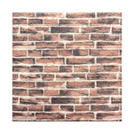 Set 10 Placi Tapet 3D, Flippy, 70 x 77 cm, Grosime 3 mm, din Polietilena, Model Caramida, Suprafata acoperita 5.3 mp,