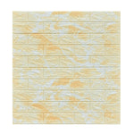 Set 10 Placi Tapet 3D, Flippy, 70 x 77 cm, Grosime 3 mm, din Polietilena, Model Caramida, Suprafata acoperita 5.3 mp,