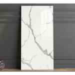 Set 10 Placi Tapet, Flippy, 60 x 30 cm, Grosime 1.5 mm, din PVC, Model Imitatie de Marmura, Suprafata acoperita 1.8 mp,